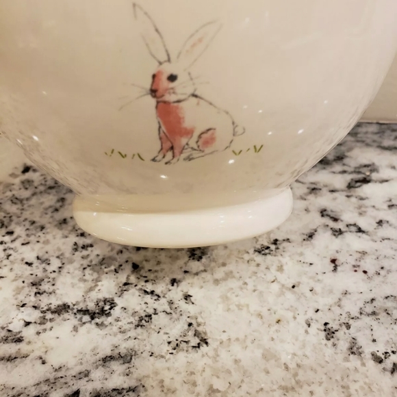 Rae Dunn Easter Egg Banner Plates Bunny bowl - Picture 2 of 9